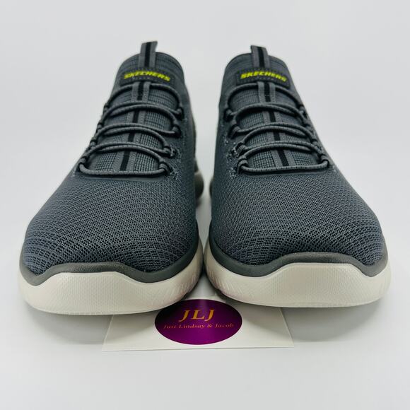 Skechers Mens Slip-Ins Summits- High Range Charcoal Slip On Shoes 232457 Size 11 - Picture 2 of 11